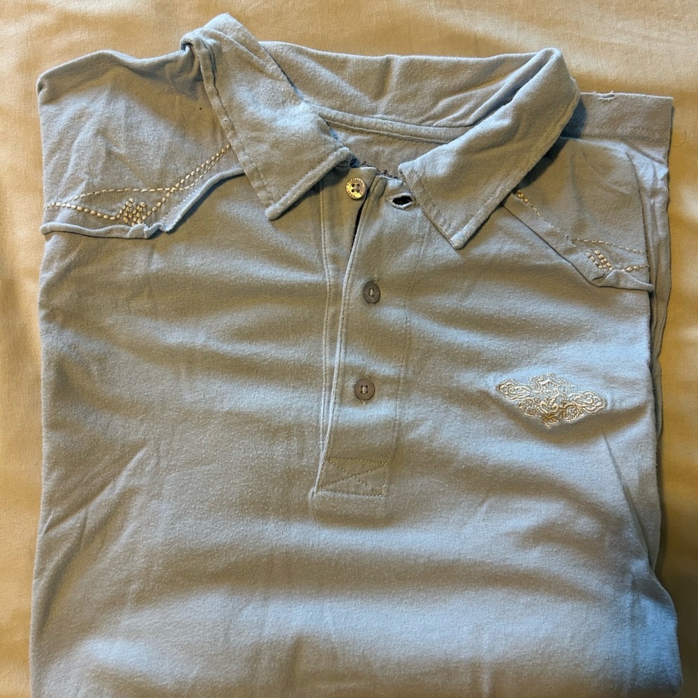 Men's Blue Polo Shirt